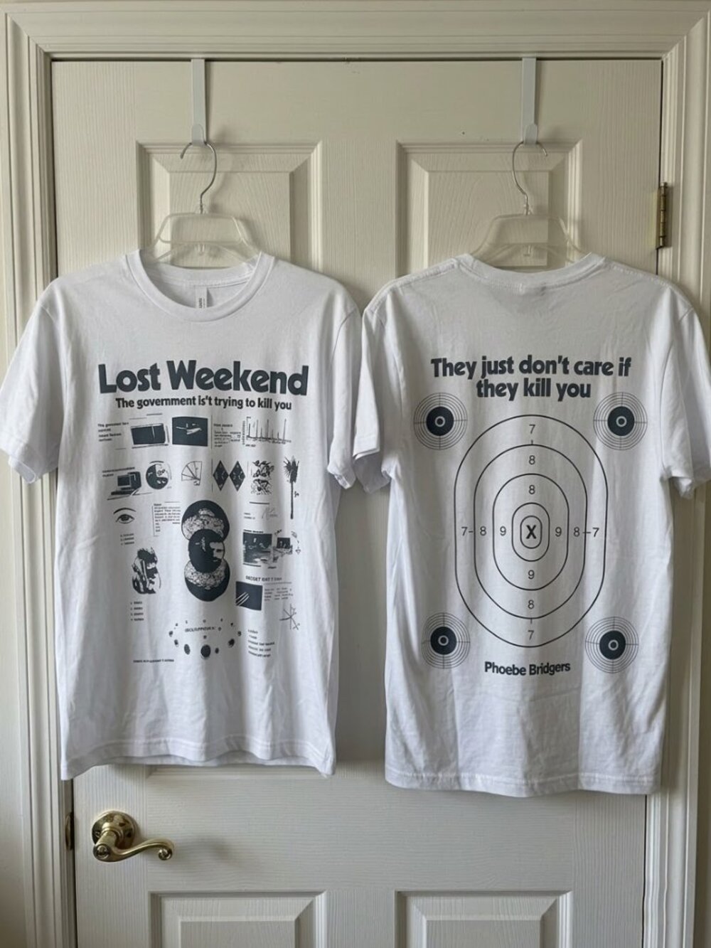 Phoebe Bridgers The Lost Tour 2026 "Lost Weekend" T-shirt Reprint